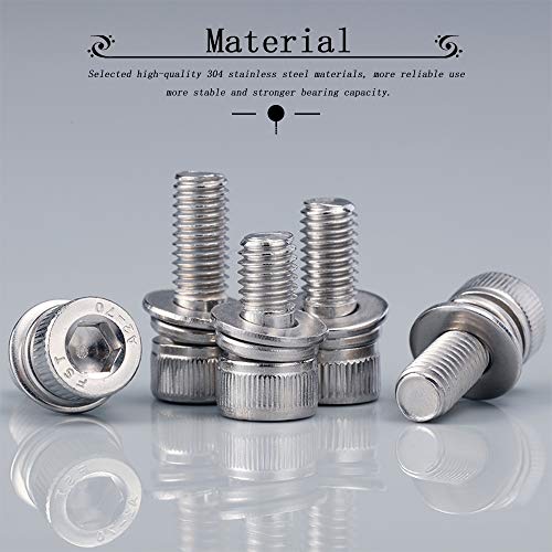 KINDOYO Viti a Esagono Incassato - M4*(6-50mm)