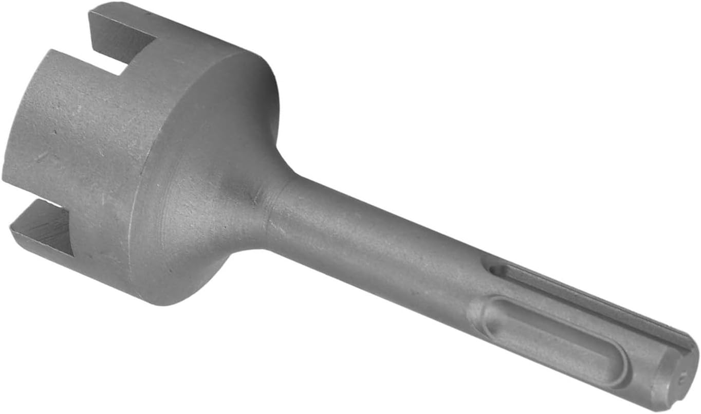 Ground Rod Driver Bits Socket Steel Easy Install Sturdy Light Weight Drill Tools for SDS Plus Hammer Drill (Cross)