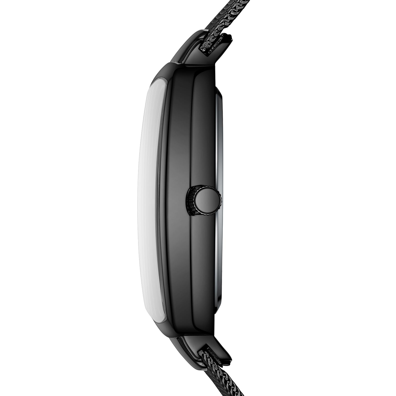 NIBOSI Orologi da uomo Orologi analogici quadrati al quarzo in acciaio inossidabile per uomo Cinturino a maglia Impermeabile Orologio sportivo da lavoro con datario