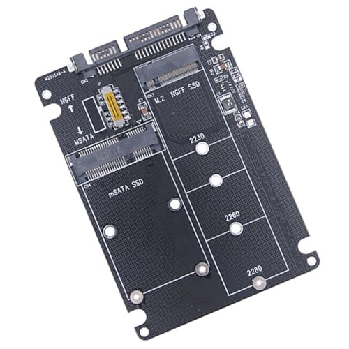 Adaptador MSATA a Disco Sólido SATA3 2230/42/60/80 miniatura 1
