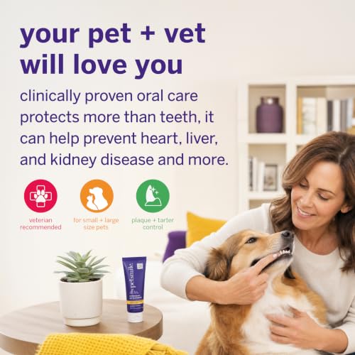Image of Petsmile VOHC Accepted Pet Toothpaste, London Broil 2.5 Oz, Cats + Dogs | VOHC Accepted, Calprox Powered, Fights Plaque + Tartar, No-Brush Required, Human-Grade, 4-Month Supply, Clinically Proven