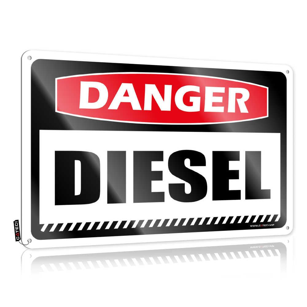 Fzfn Colour Wall Signs Funny Decor Custom Tin Sign, Haves Fade Resistant Danger Diesel For Home Kitchen | Aesthetic Vintage Decor For Cave Party(30X40cm)
