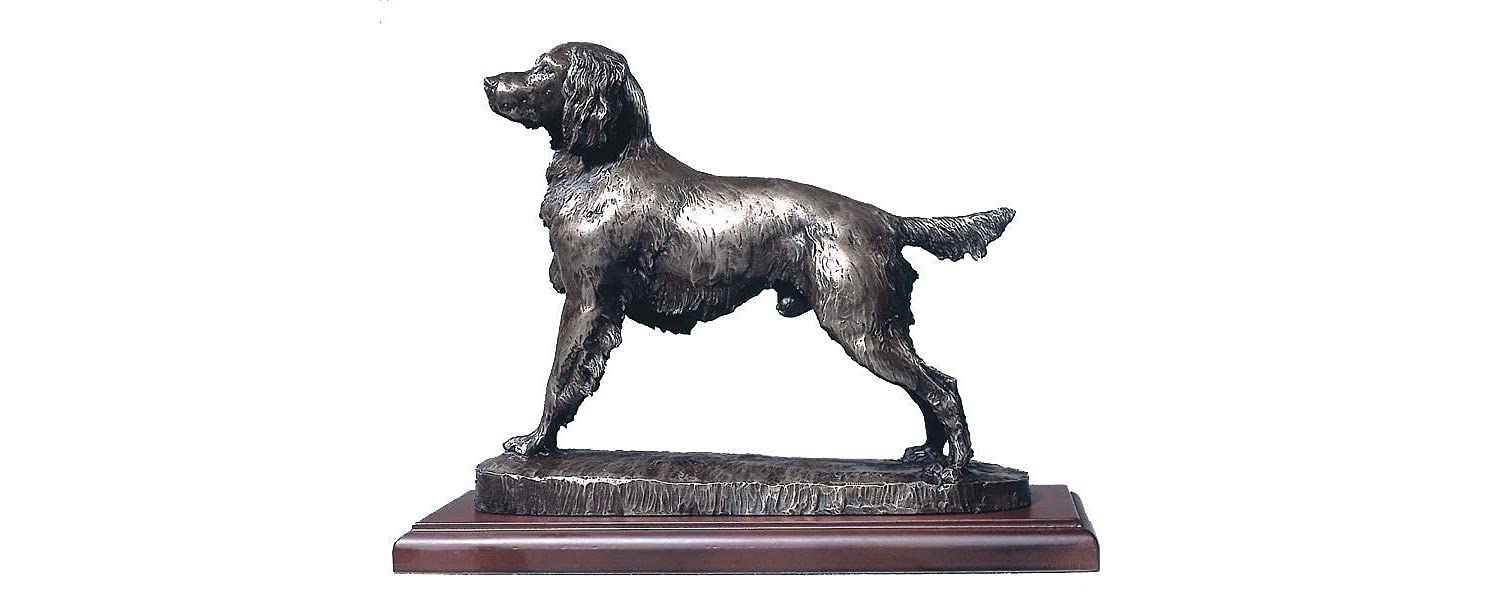 David Geenty Springer Spaniel Cold Cast Bronze Sculpture