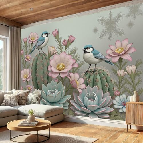 Tableaux muraux cactus vert sauge pour décoration de salle à manger - 5