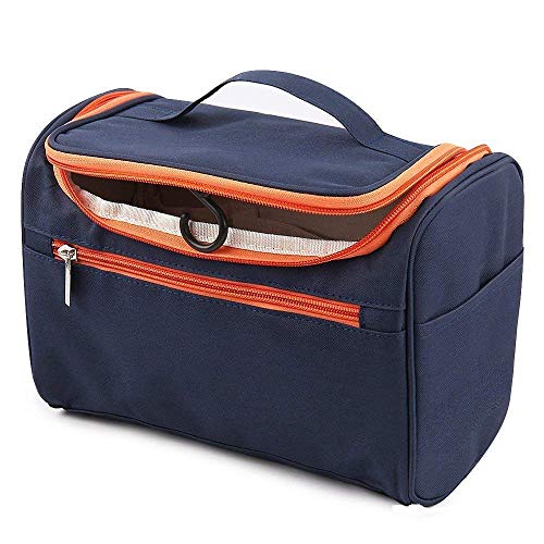 Image of INKULTURE Cosmetic Makeup Organizer Toiletry Bag for Women and Men | Blue | Pack of 01