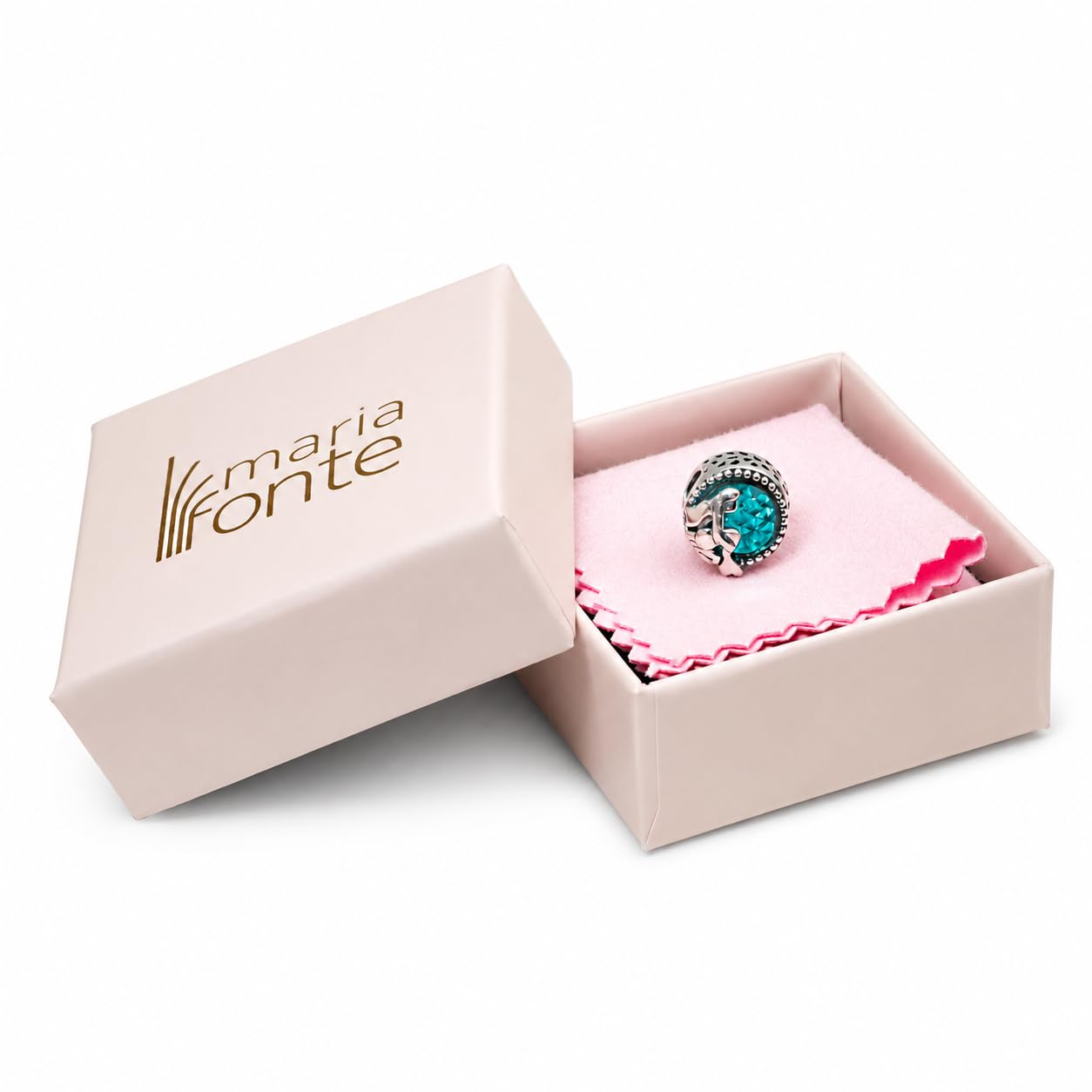 Breloque Charm New 2025 Sirene Bleu Pendentif Original Charming Bead Argent 925 Coeur Maman Compatible Rose Porte-bonheur Famille Noël Femme Bracelet Fille Bracelet Set Infini Dad