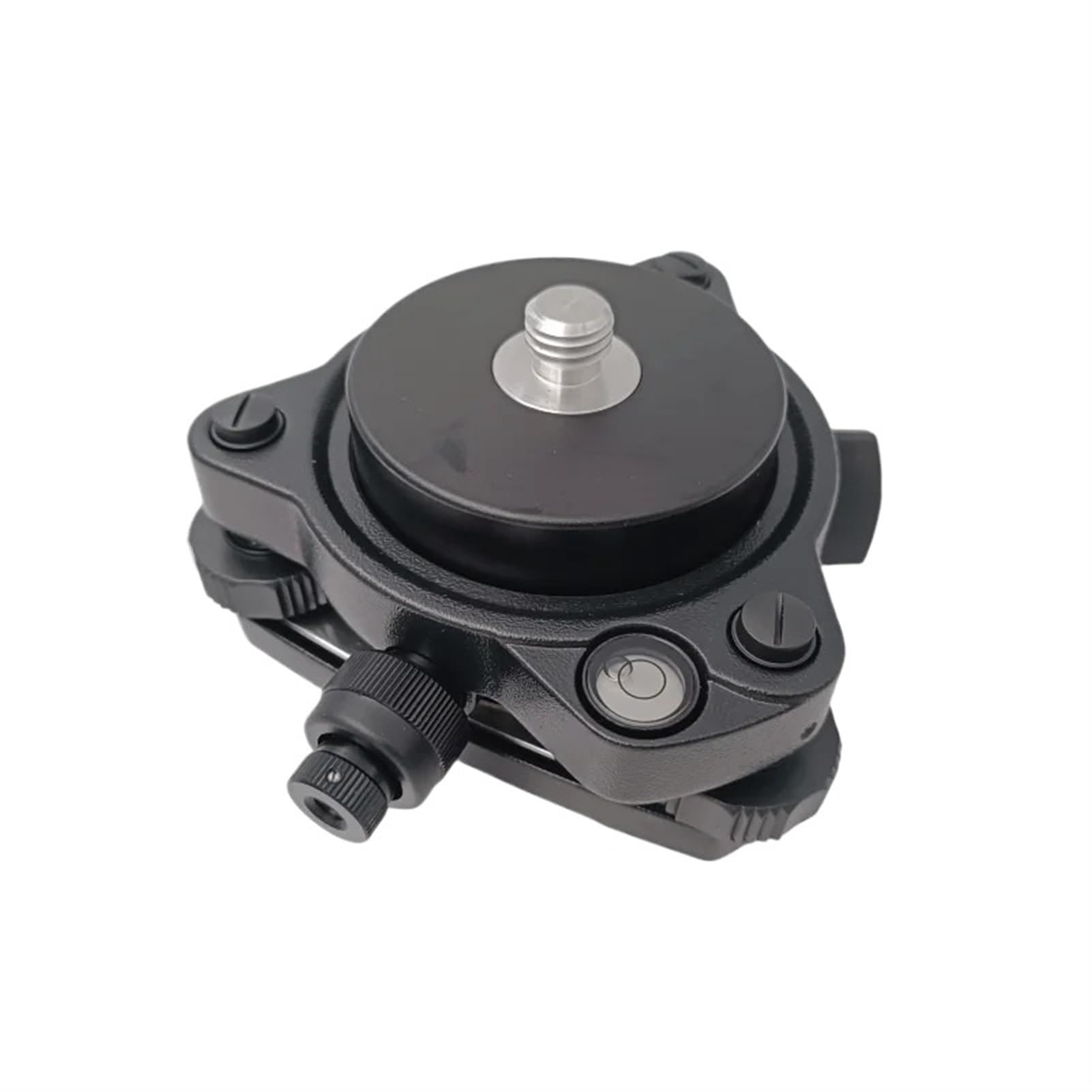 Black Tribrach With Optical Plummet & GPS Tribrach Adapter With 5/8