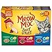 Meow Mix Tender Centers Basted Bites Dry Cat Food, Chicken & Tuna Flavor, 3 Pound (Pack of 4) + Tender Favorites Wet Cat Food Surf 'N Turf Variety Pack, 2.75 Ounce (Pack of 48) Bundle