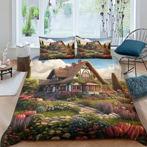 Housse de couette microfibre 220x240 fermeture éclair facile - 2