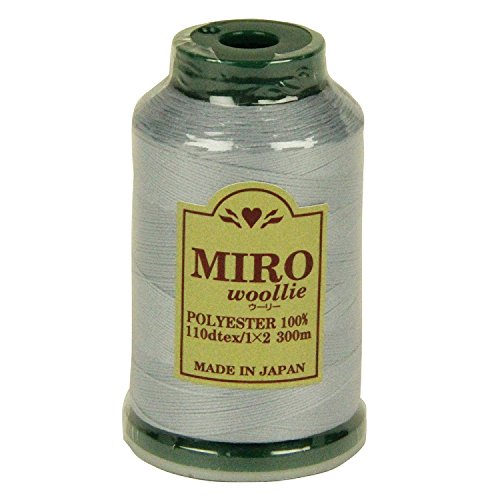 ミロ(MIRO) ウーリー ミシン糸 家庭用 110dtex 300m巻 色番号131 ポリエステル100% 熱や水に強い 日本製