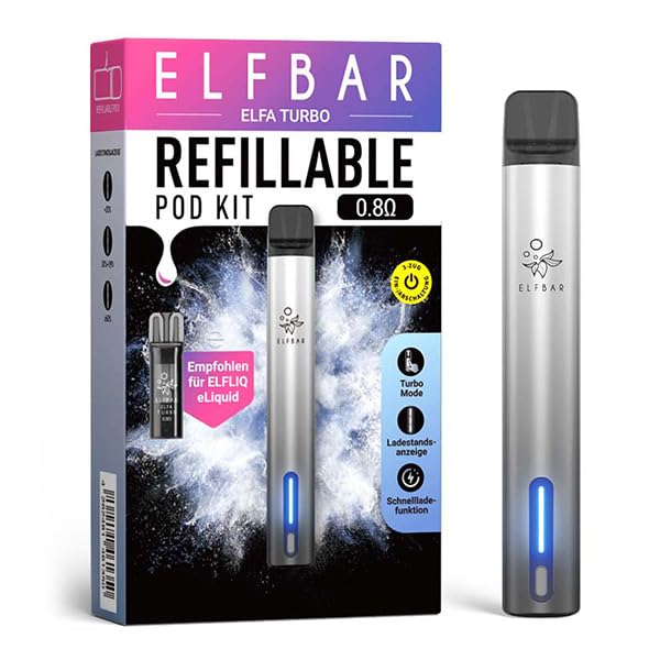 Elfbar Elfa Turbo Kit Aurora Black Electronics & Photo