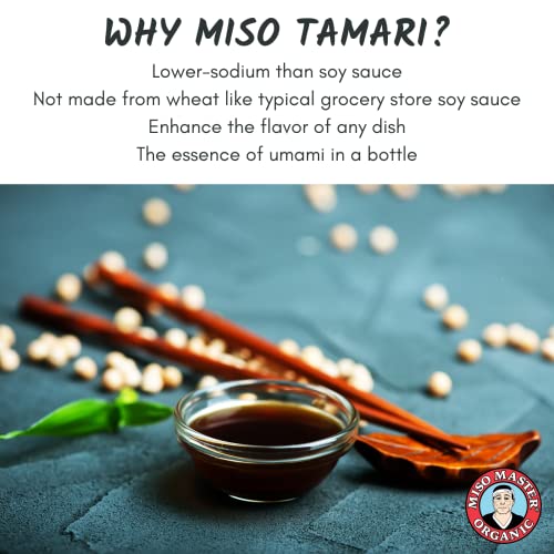 Miso Master Organic Miso Tamari, Wheat-Free Soy Sauce, Usda Organic, Vegan, Kosher, Non-Gmo, No Added Sugar, Alcohol Or Preservatives, 10 Oz Bottle (Pack Of 1) #TOP1