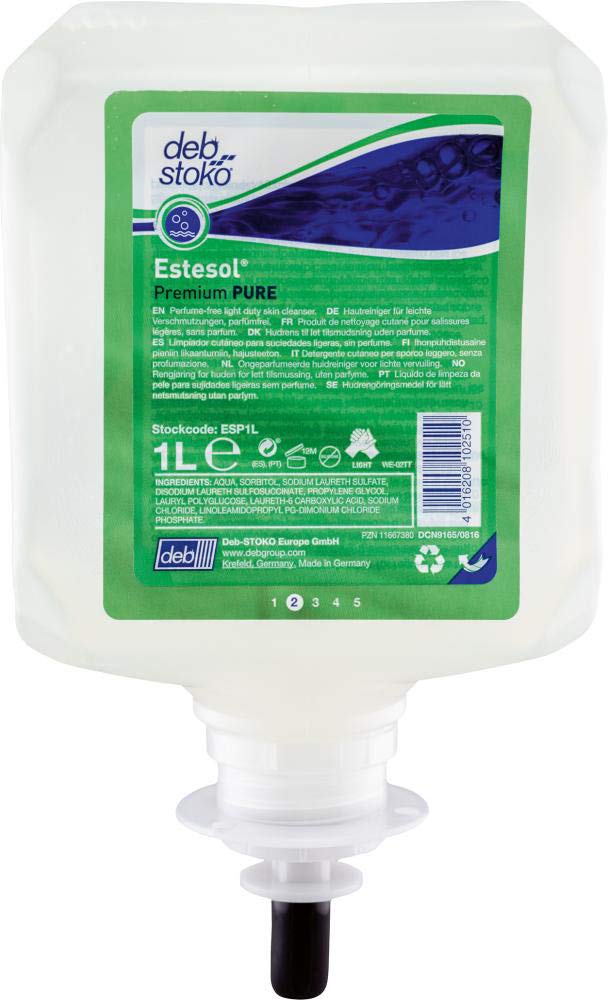 SCJohnson Estesol Premium PURE środek do czyszczenia skóry 1 l wkład