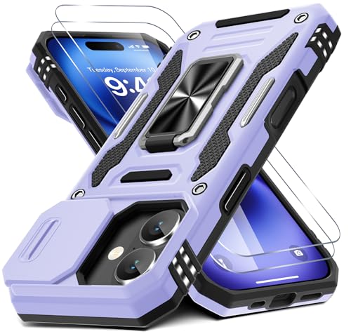 Coque téléphone 17 antichoc avec anneau support pour visionnage vidéo mains libres