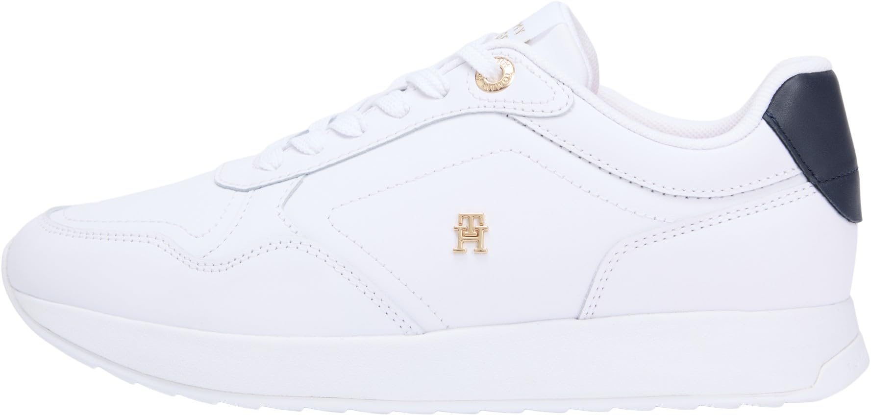 Tommy Hilfiger Women Corporate Mix MAT Runner FW0FW09318 Low-Top, Blau (RWB), 36, Blau RWB, 36 EU