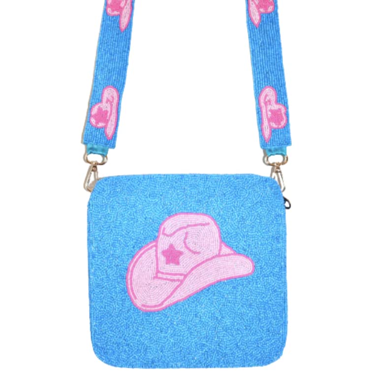 Handmade Beaded Crossbody Purse Handbag - Premium Shoulder Bag Preppy, College & Sorority Girls - Game Day Bag - Seed Bead Box Purses for Women - Tommy Bag 6