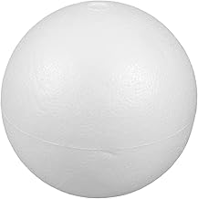 Operitacx 18cm White Foam Ball Giant Styrofoam Ball Smooth Craft Balls for Christmas Decorations