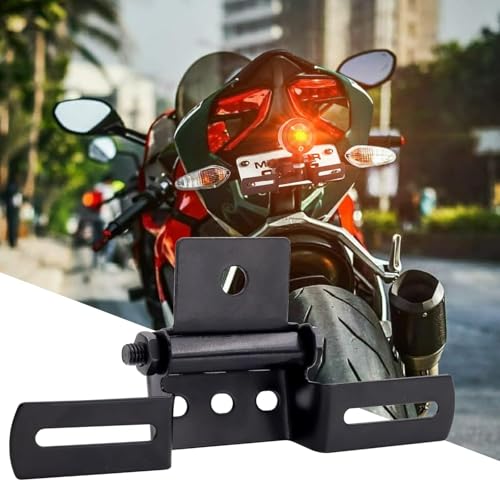 Support de plaque moto réglable pliable pour éviter la casse du garde-boue - 6