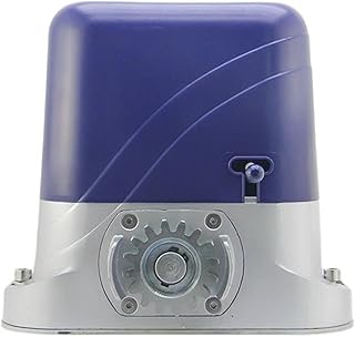 Automatic Gate Opener 1300KG Automatic Electric Sliding Gate Opener Drive with 4m Steel Racks Remote Control Sliding Gate Door Motor Actuator Operator Gate Operator Hardware Kit for Security