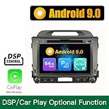 4G RAM Octa Core Android 9.0 Car Stereo: la gran memoria hace que el último sistema Android funcione sin problemas y de manera constante. Esta radio para automóvil admite TV digital, cámara de visión trasera para automóvil, DVR, OBD, caja DAB ... Más funciones opcionales le brindan una mejor experiencia.