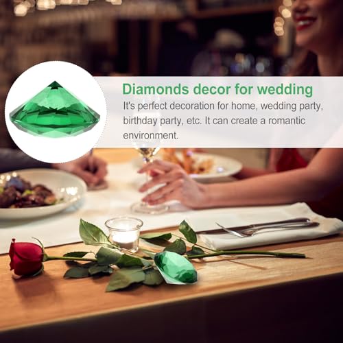 Diamantes de cristal artificial transparente con corte de alta calidad para bodas 4