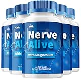(5 Pack) Nerve Alive Supplement, NerveAlive Capsule - Advanced Formula, Nerve Alive Maximum Strength Reviews, 300 Capsules