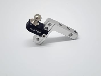 H-TECH RC CNC Aluminum Metal Drop Hitch for Traxxas TRX4 TRX6 & AXIAL SCX10 & CEN Racing F450 & F250 1/10 Accessories HTDH-02
