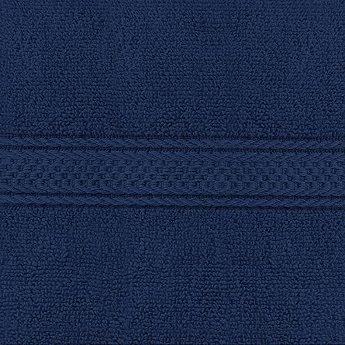 Utopia Towels - Handtücher Set aus Baumwolle - 100% Baumwolle ultraweich und sehr saugfähig, 41x71 cm - 6er Pack (Marineblau)