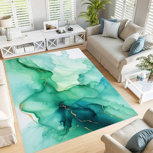 Tapis marbre abstrait lavable pour simplifier l'entretien - 2
