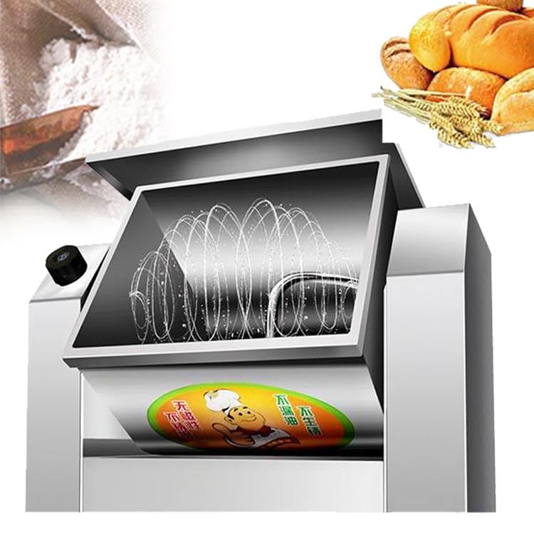▶ 【Forza dell'impasto】: Coltello curvo e il coltello per impasto in acciaio inossidabile simulano la miscelazione manuale dell'impasto, rendendolo più forte. Il disco pasta può essere ruotato di 90°, rendendo l'impasto più sodo ed elastico, facilitando l'estrazione dell'impasto.
