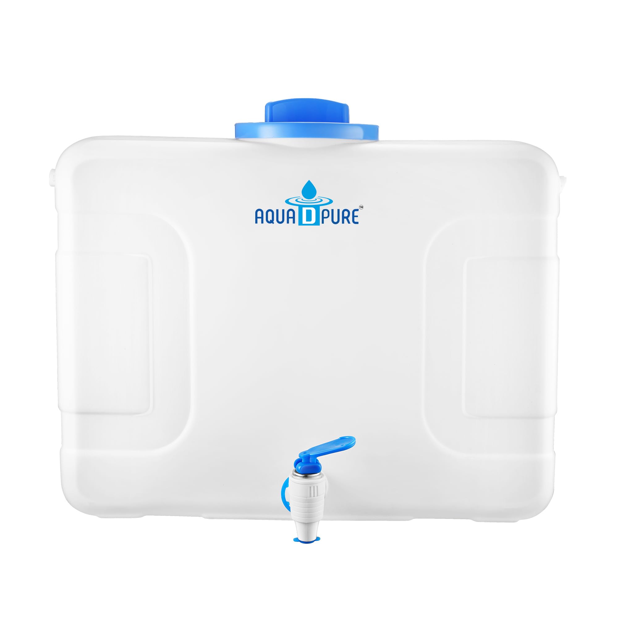 AQUA D PURE RO Purifier Reject and Waste Water Collecting Translucent Tank 18 Liters | Wall mountable and Food Grade HDPE Plastic Tank | Easy to Connect with All RO Water Purifier-image-13