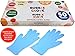 Bubble Glove: Best Kids Nitrile Gloves (latex free, powder free, odorless) – Prevent Skin Allergy or Irritation for Multipurpose Use (50 counts, Blue)