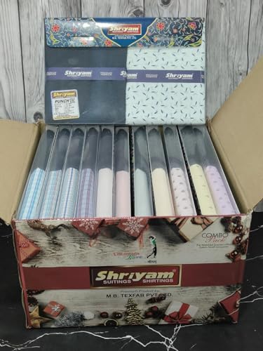 Image of Unstitched Plain Shirt and Trouser Fabric Combo Gift set - Cotton Blend Material - 2.25m Shirt Cloth - 1.20m Pant Cloth