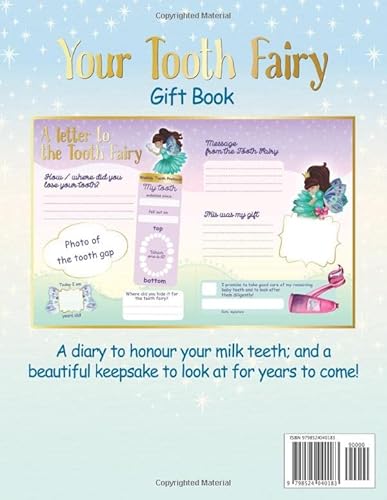 Independently Published Remembry, Minni My Tooth Fairy Gift Log For Girls: Milk Teeth Book Keepsake Ideas I Beautiful Baby Teeth Diary I Journal To Fill Out I Tooth Fairy Letter thumb #1
