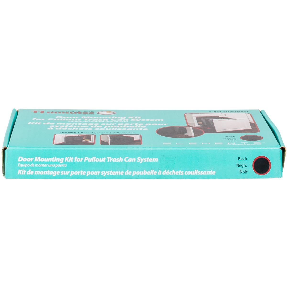 Hardware Resources Door Mounting Kit for Can-EBM Series - Black