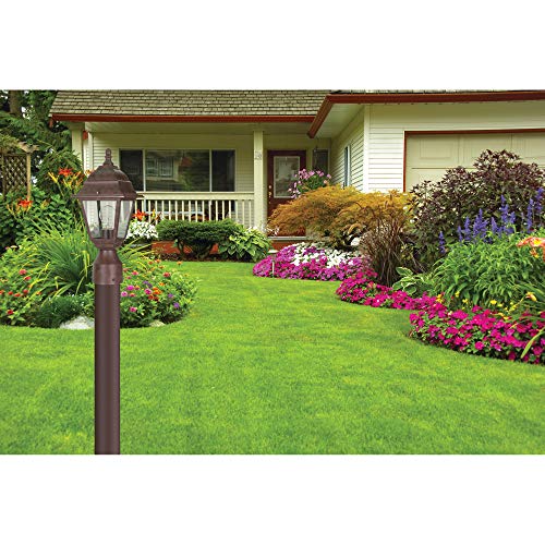 Image of Nuvo Lighting 60 /547 Postlantern with Clear Glass, Bronze /Dark