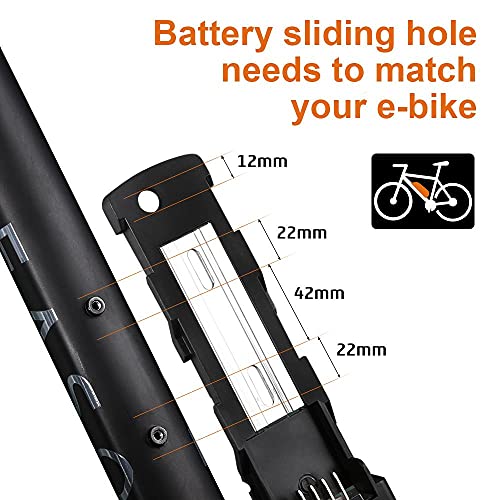 Ys Yose Power Yose Power Ebike Battery 48V 13Ah Down Tube Battery For 200W-1000W Motor With Usb Port, Electric Bicycle Lithium-Ion Battery thumb #1