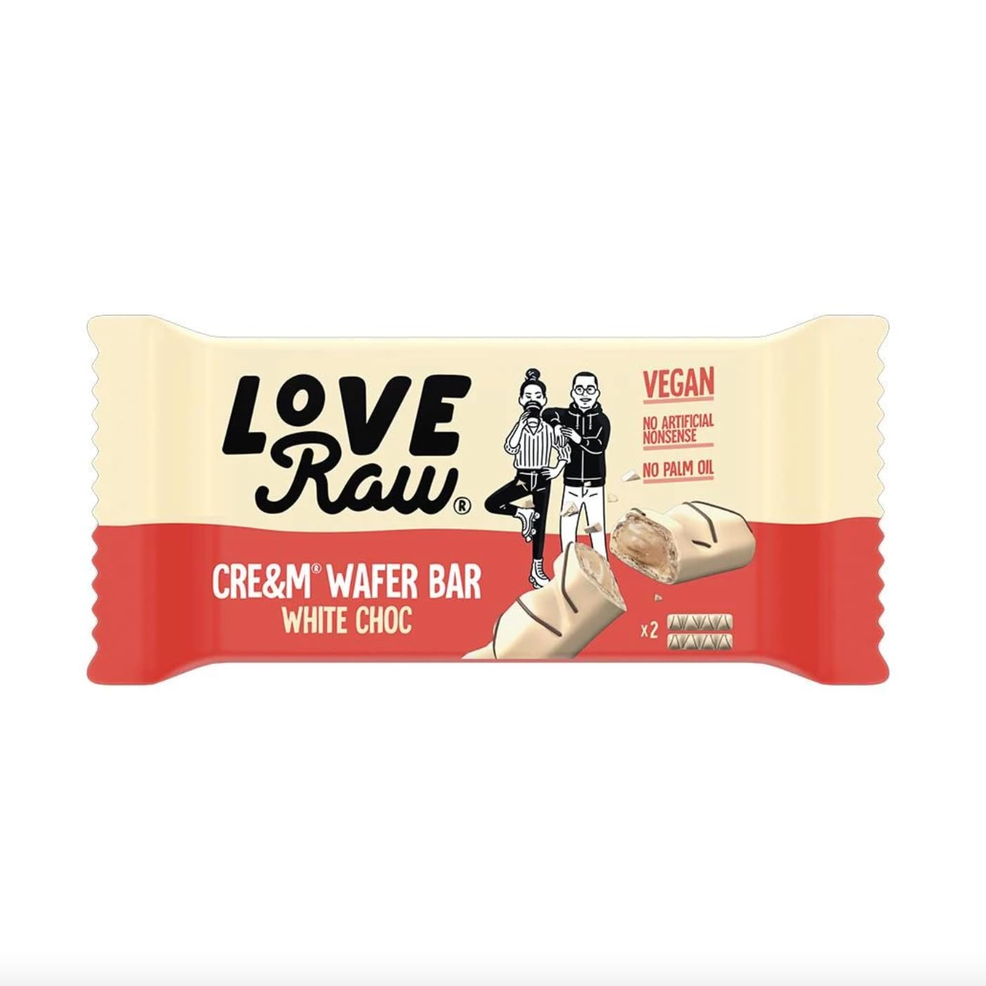 Love Raw Vegan Weiße Schokoladencreme, 43 g