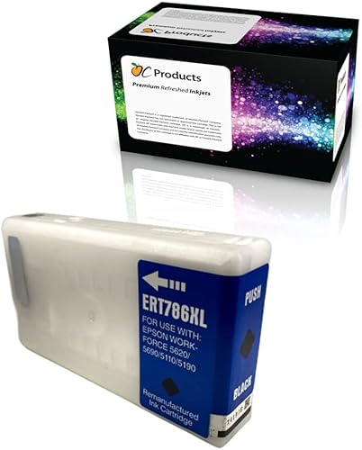 Miniatura 4 de OCProducts - Cartucho de tinta remanufacturado para Epson 786XL para Workforce Pro WF-4630 WF-4640 WF-5110 WF-5190 WF-5620 WF-5690 (cian)