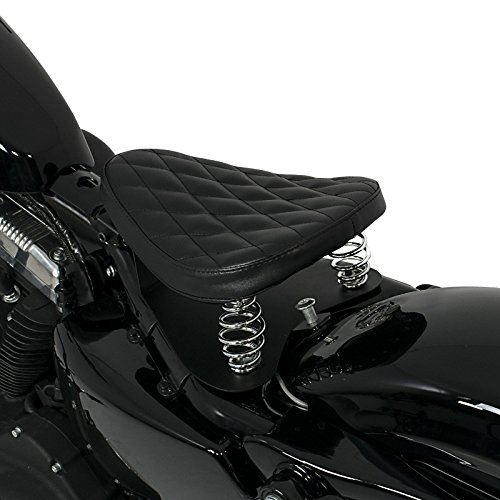 Asiento Solo de muelles SG12 Negro Triumph America/LT, Rocket III/Roadster, Speedmaster, Thunderbird/Commander/Storm