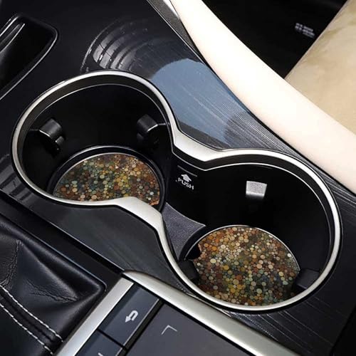 Portavasos para auto con toques marrón, pack de 2 miniatura 7
