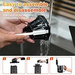 Cold Press Juicer, Slow Juicer Machine Easy to Clean, Self-Feeding Masticating Juicer with Large Feed Chute for Whole Fruits and Vegetables, High Juice Yield, Gray - Image 5