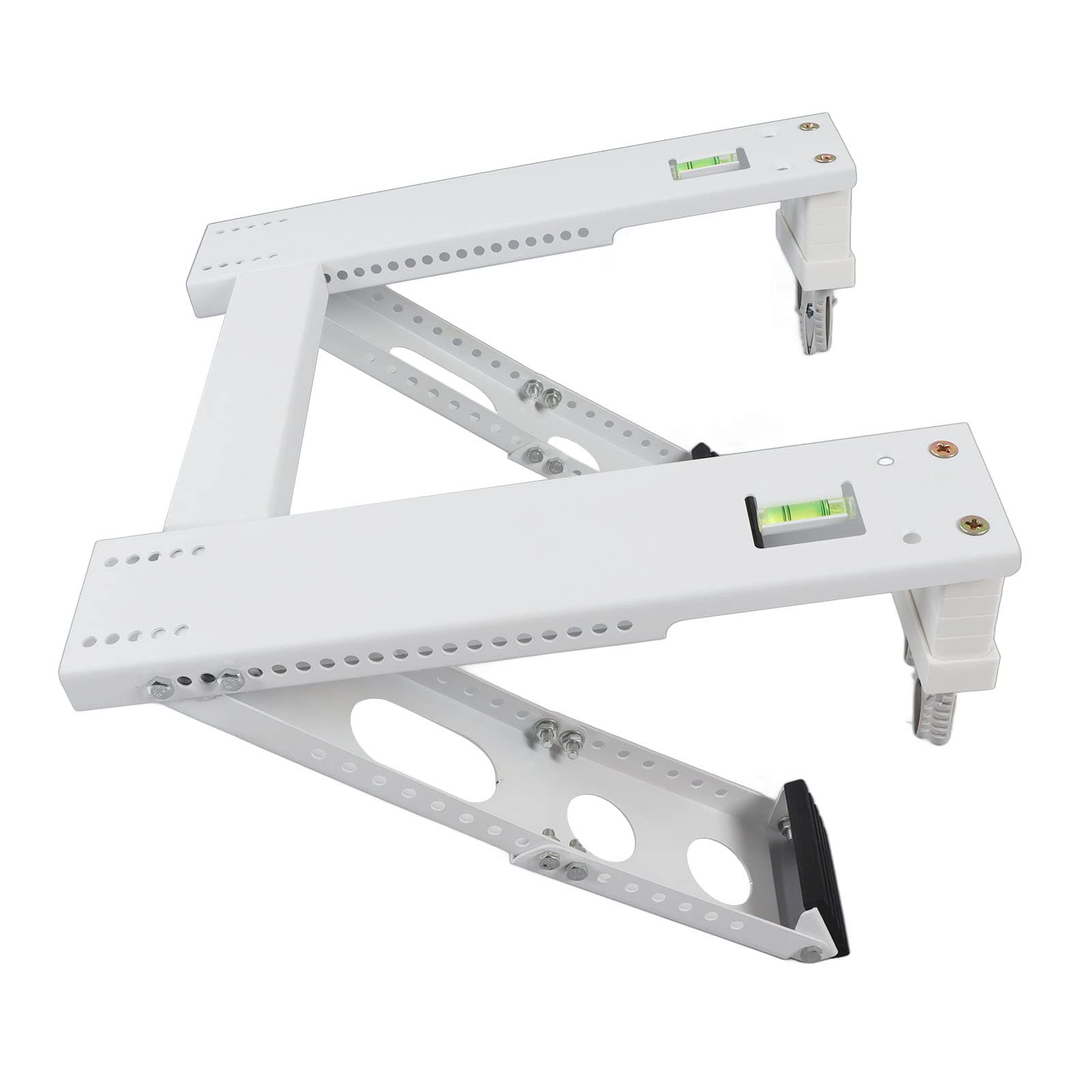 Cocoarm Soporte Universal para Aire Acondicionado, Soporte de Ventana de CA de Acero Inoxidable, Ajustable de 24 a 38 Pulgadas, Capacidad de 220 Libras, Montaje en Pared sin Taladro para Exteriores de