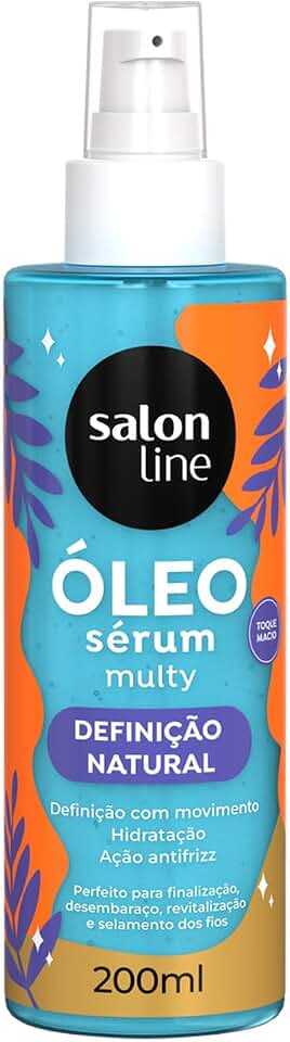 Salon Line Cachos dos Sonhos Óleo Sérum Definição Natural Multy 200ml