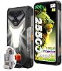 Ulefone Armor 34 PRO Plus 5G teléfono rugged con proyector, batería de 25500mAh con carga rápida de 66W, pantalla FHD+ de 6.95" resistente al agua IP68, 32GB+512GB Android 15, cámara de 64MP, NFC, control infrarrojo 2