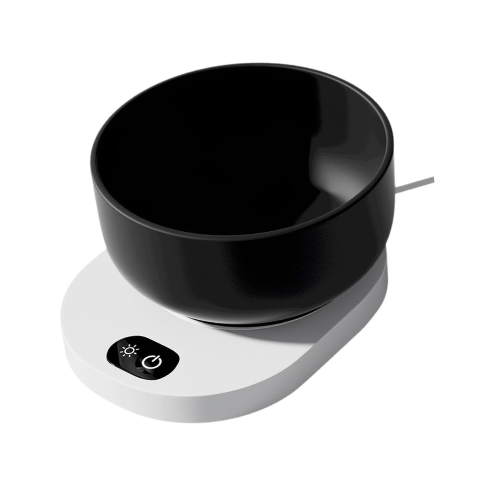 Heated Water Bowl for Cats and Dogs, Adjustable Temperature Settings & 12-Hour Timer, Outdoor Ceramic Pet Bowl with Features, Non-Slip Base, Suitable for Winter Use