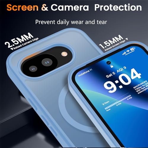 Image of WRJ Magnetic Case for Google Pixel 10a 6.3-Inch, Sky Blue