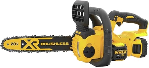 DEWALT Kit de motosierra MAX* XR de 20 V, batería de 5 Ah, 12 pulgadas (DCCS620P1)