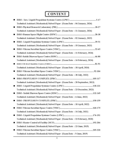 Image of ISRO & DRDO Mechanical Engineering & Technical Assistant 33 Sets Solved 2026-27 English Medium
