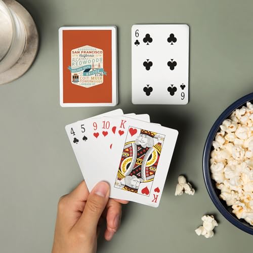 Baraja de Cartas Póker 52 naipes San Francisco miniatura 2